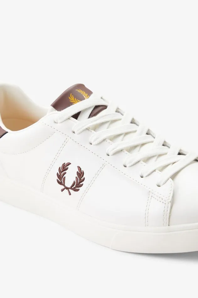 Men Shoes Fred Perry Spencer Snow Whitecarrington Brick