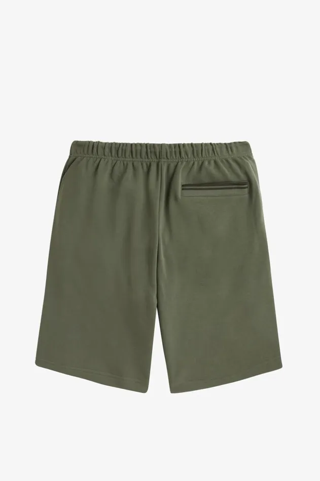 Men Shorts Fred Perry Classic Sweat Shorts Laurel Wreath Greennight Green