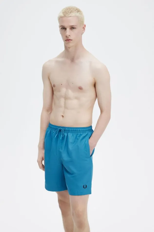 Men Shorts Fred Perry Classic Swimshorts Runaway Bay Ocean
