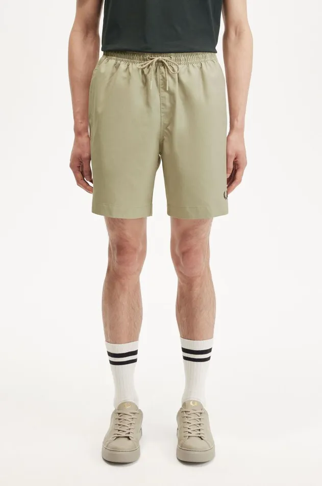 Men Shorts Fred Perry Classic Swimshorts Warm Grey