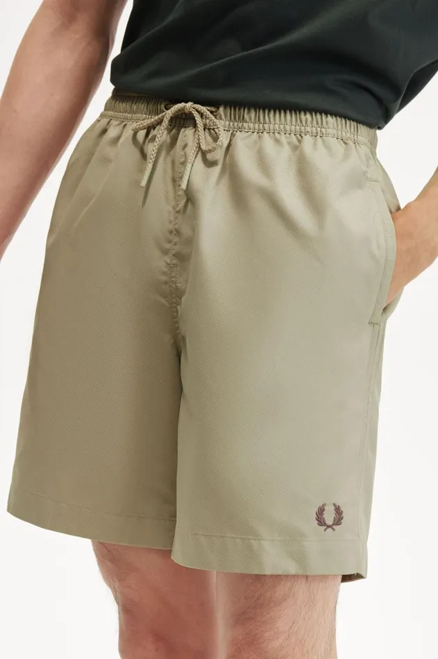 Men Shorts Fred Perry Classic Swimshorts Warm Grey