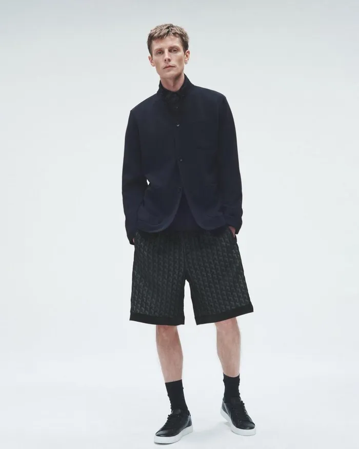 Men Shorts Rag 038 Bone Irving Jacquard Short Navy Gemma Geo