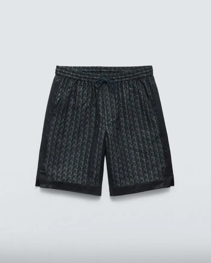 Men Shorts Rag 038 Bone Irving Jacquard Short Navy Gemma Geo