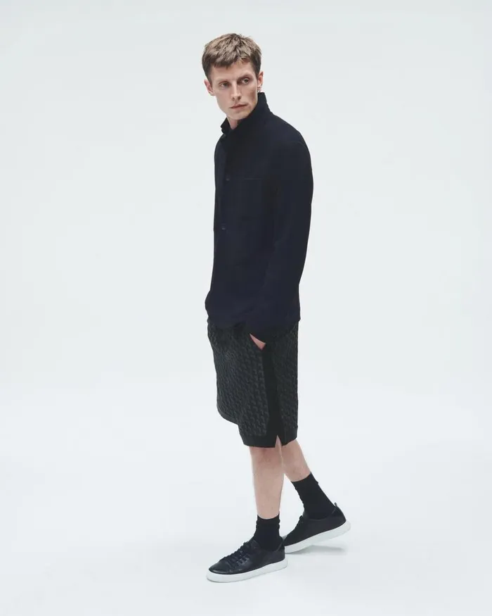 Men Shorts Rag 038 Bone Irving Jacquard Short Navy Gemma Geo