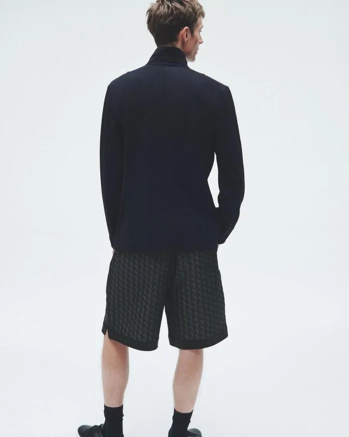 Men Shorts Rag 038 Bone Irving Jacquard Short Navy Gemma Geo