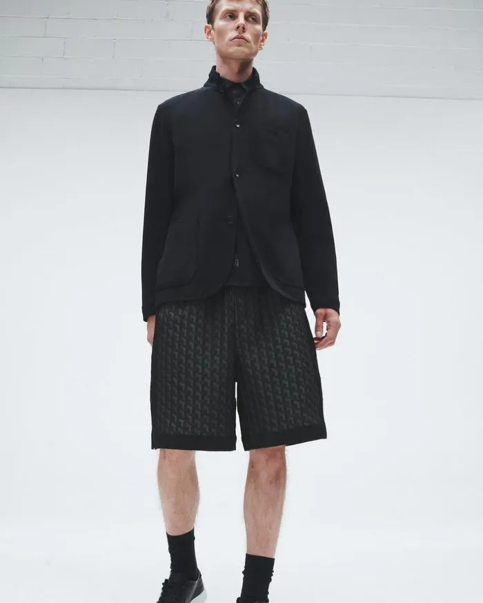 Men Shorts Rag 038 Bone Irving Jacquard Short Navy Gemma Geo