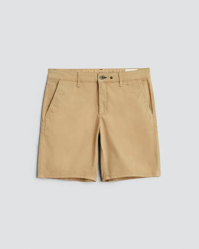 Men Shorts Rag 038 Bone Perry Cotton Stretch Twill Short Cornstalk