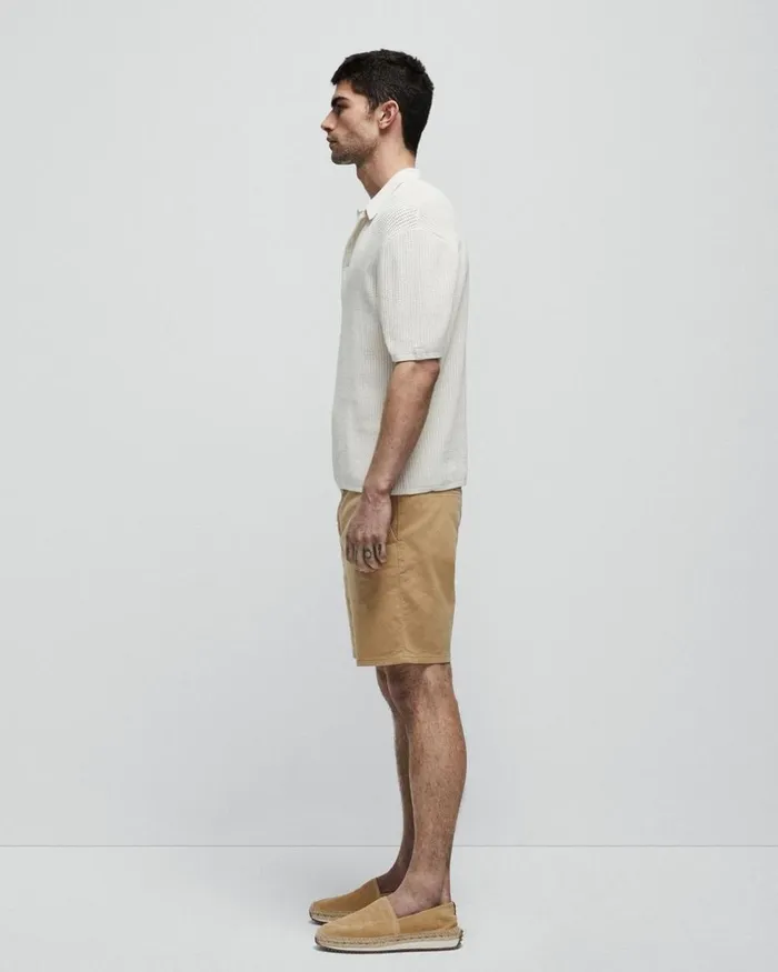 Men Shorts Rag 038 Bone Perry Cotton Stretch Twill Short Cornstalk