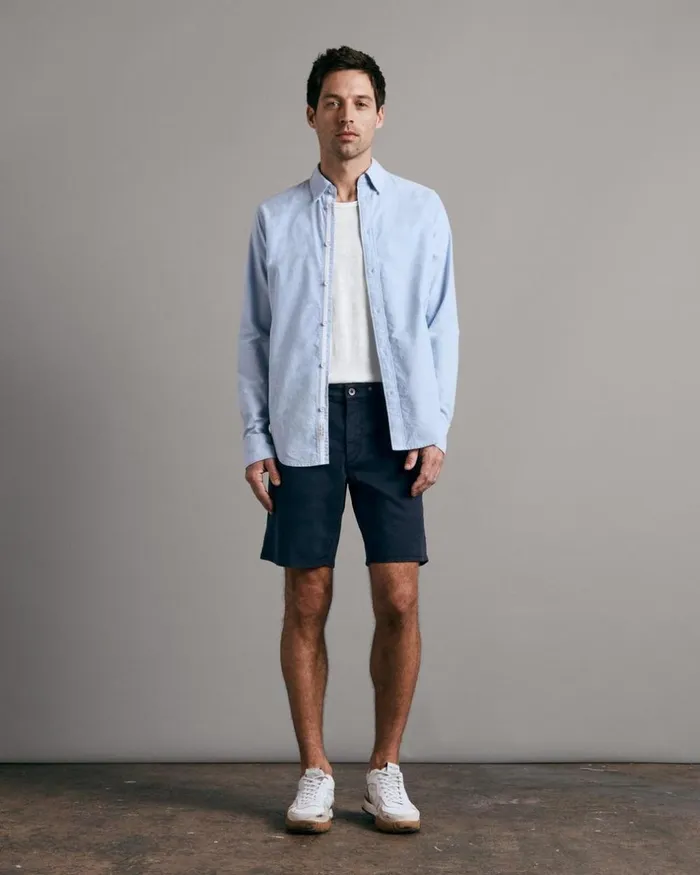 Men Shorts Rag 038 Bone Perry Cotton Stretch Twill Short Salute