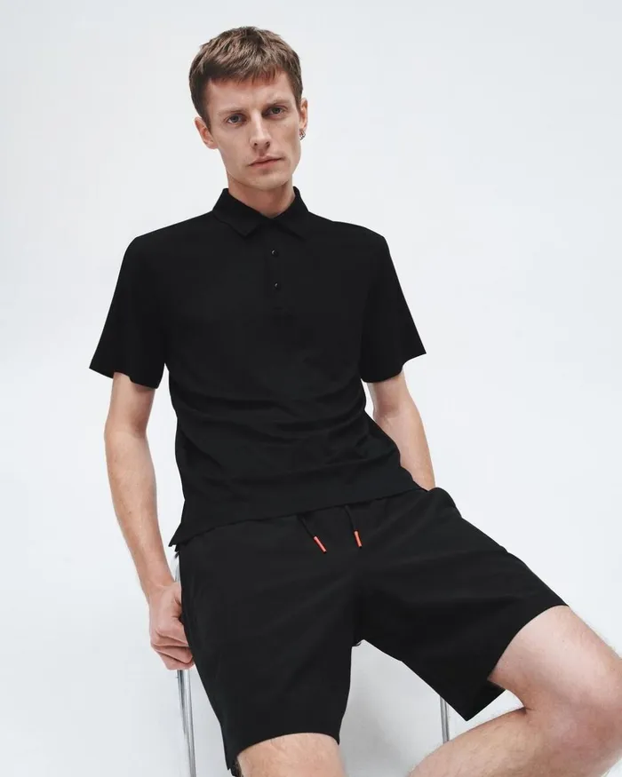 Men Shorts Rag 038 Bone Pursuit Active Short Black