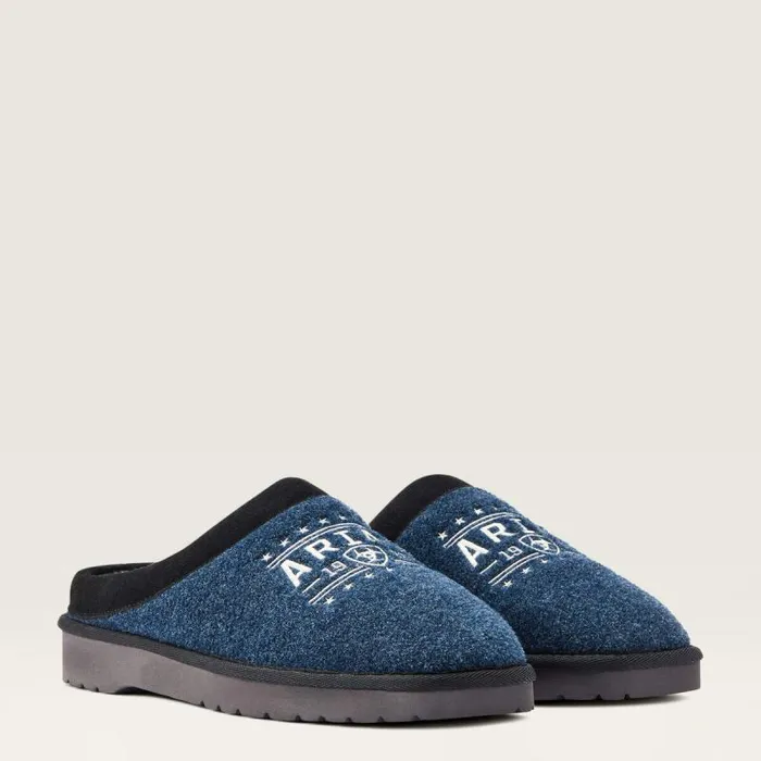 Men Slippers Ariat Ariat 93 Liberty Square Toe Slipper Navy Men Slippers Ariat Ariat 93 Liberty Square Toe Slipper Navy
