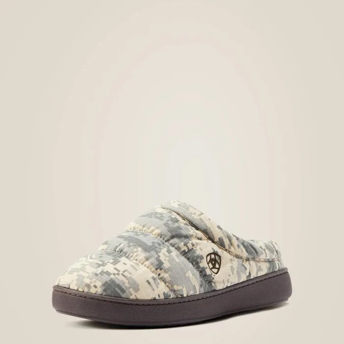 Men Slippers Ariat Crius Clog Slipper Sage Digi Camo