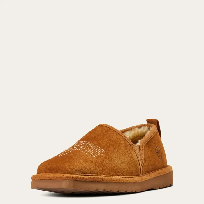 Men Slippers Ariat Lasso Square Toe Slipper Chestnut