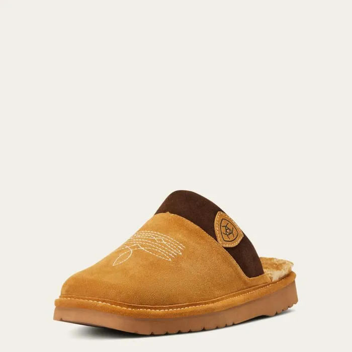 Men Slippers Ariat Silversmith Square Toe Slipper Chestnut
