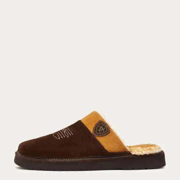 Men Slippers Ariat Silversmith Square Toe Slipper Chocolate Men Slippers Ariat Silversmith Square Toe Slipper Chocolate