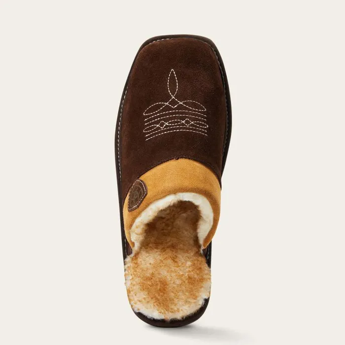 Men Slippers Ariat Silversmith Square Toe Slipper Chocolate Men Slippers Ariat Silversmith Square Toe Slipper Chocolate