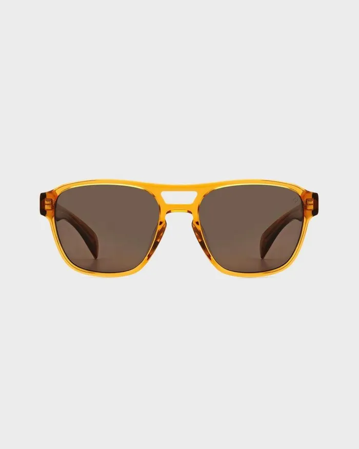 Men Sunglasses Rag 038 Bone Flint Brown Orange