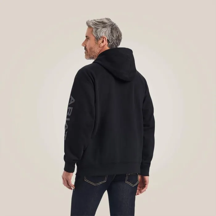 Men Sweatshirts and Hoodies Ariat Ariat Logo Hoodie Black Men Sweatshirts and Hoodies Ariat Ariat Logo Hoodie Black