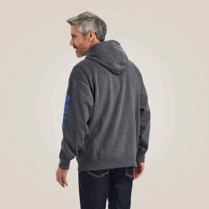Men Sweatshirts and Hoodies Ariat Ariat Logo Hoodie Charcoal Heather Men Sweatshirts and Hoodies Ariat Ariat Logo Hoodie Charcoal Heather