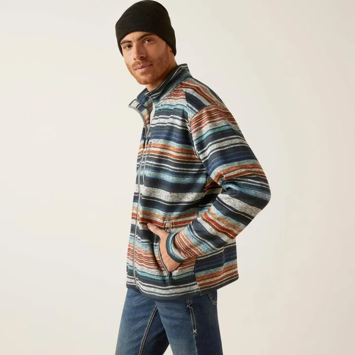 Men Sweatshirts and Hoodies Ariat Caldwell Full Zip Jetty Gray Heather