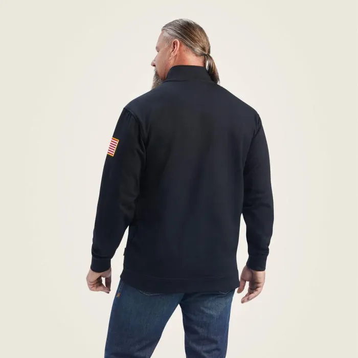 Men Sweatshirts and Hoodies Ariat FR Durastrech Fleece 12 Zip Job Shirt Black Men Sweatshirts and Hoodies Ariat FR Durastrech Fleece 12 Zip Job Shirt Black