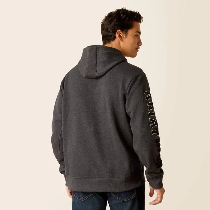 Men Sweatshirts and Hoodies Ariat Rabere Hoodie Charcoal