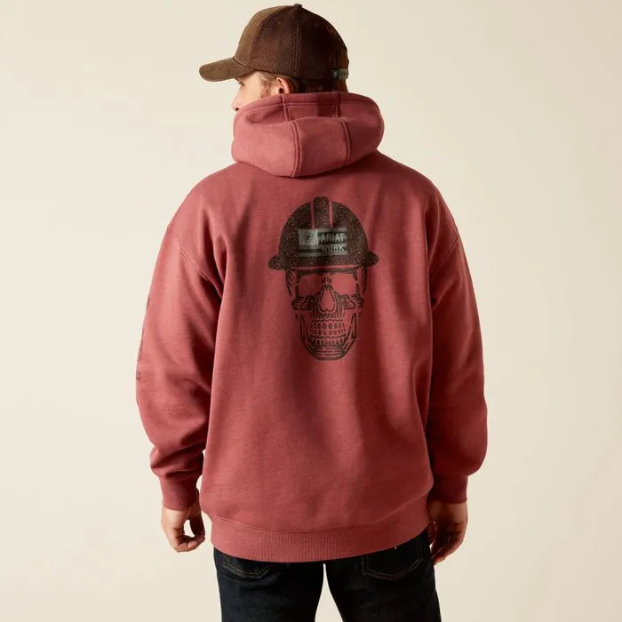 Men Sweatshirts and Hoodies Ariat Rebar Roughneck Pullover Hoodie Roan Rouge Heather Men Sweatshirts and Hoodies Ariat Rebar Roughneck Pullover Hoodie Roan Rouge Heather