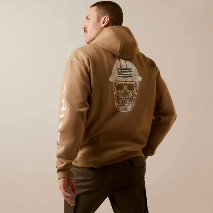 Men Sweatshirts and Hoodies Ariat Rebar Roughneck Pullover Hoodie Tiger039s Eye