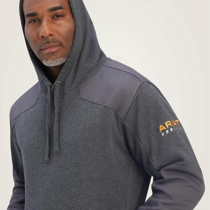 Men Sweatshirts and Hoodies Ariat Rebar Workman DuraCanvas Hoodie Charcoal Heather Men Sweatshirts and Hoodies Ariat Rebar Workman DuraCanvas Hoodie Charcoal Heather