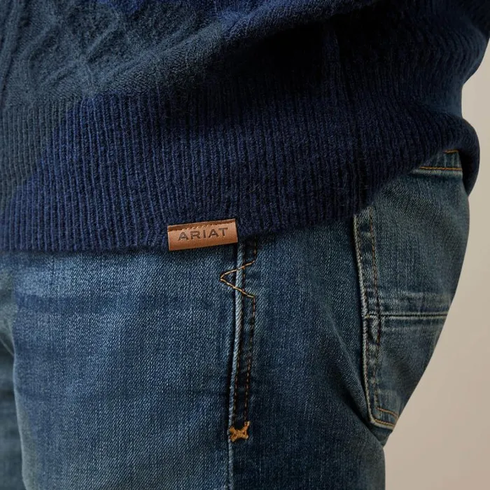Men Sweatshirts and Hoodies Ariat Ross Sweater Navy Men Sweatshirts and Hoodies Ariat Ross Sweater Navy