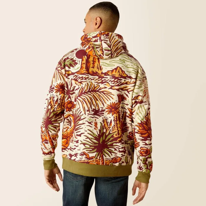Men Sweatshirts and Hoodies Ariat Sendero Desert Print Hoodie Multi Men Sweatshirts and Hoodies Ariat Sendero Desert Print Hoodie Multi