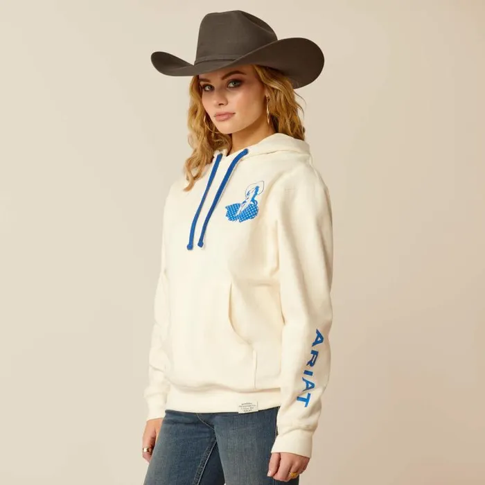 Men Sweatshirts and Hoodies Ariat Sendero Senorita Hoodie Off White