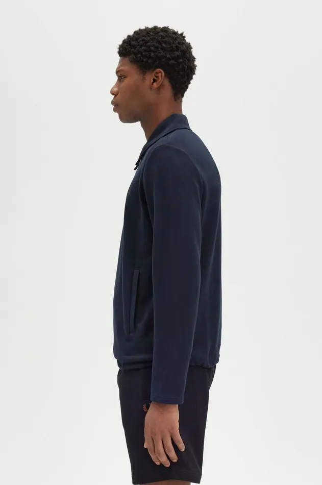 Men Sweatshirts Fred Perry Half Zip Smock Sweatshirt Navy