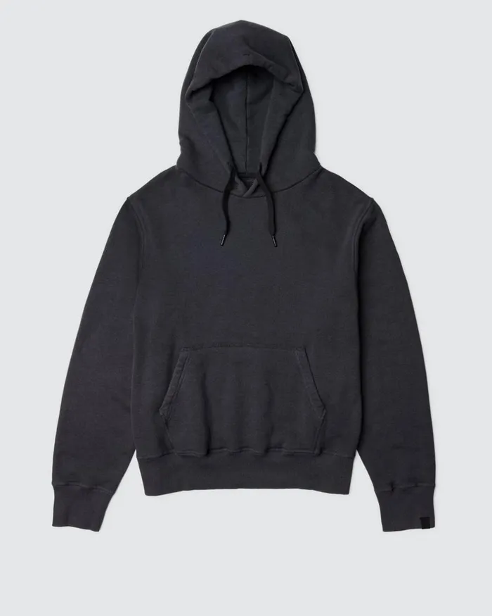 Men Sweatshirts Rag 038 Bone Damon Vintage Terry Hoodie Black