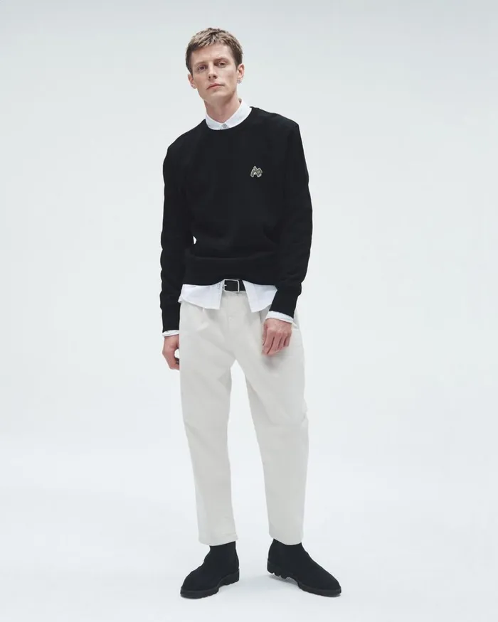 Men Sweatshirts Rag 038 Bone Rb Monster Cotton Sweatshirt Black
