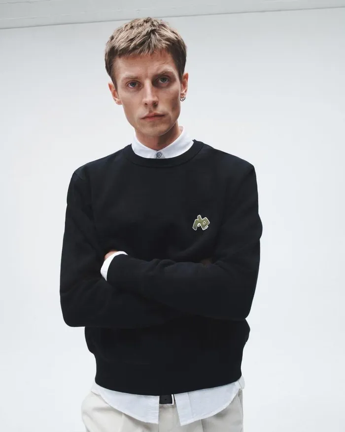 Men Sweatshirts Rag 038 Bone Rb Monster Cotton Sweatshirt Black