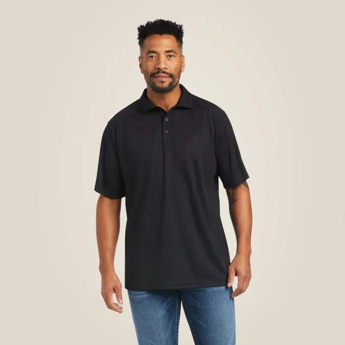 Men TShirts and Polos Ariat AC Polo Black
