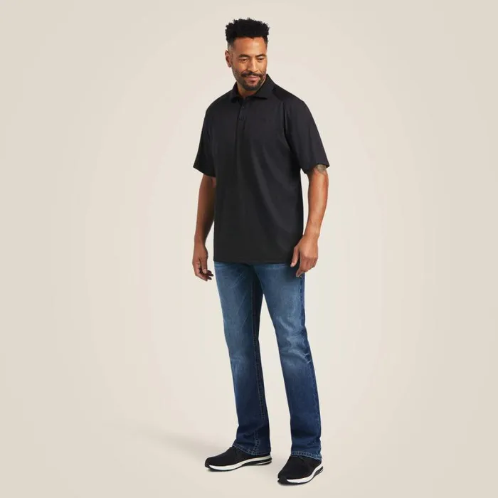 Men TShirts and Polos Ariat AC Polo Black