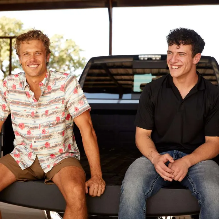 Men TShirts and Polos Ariat AC Polo Black