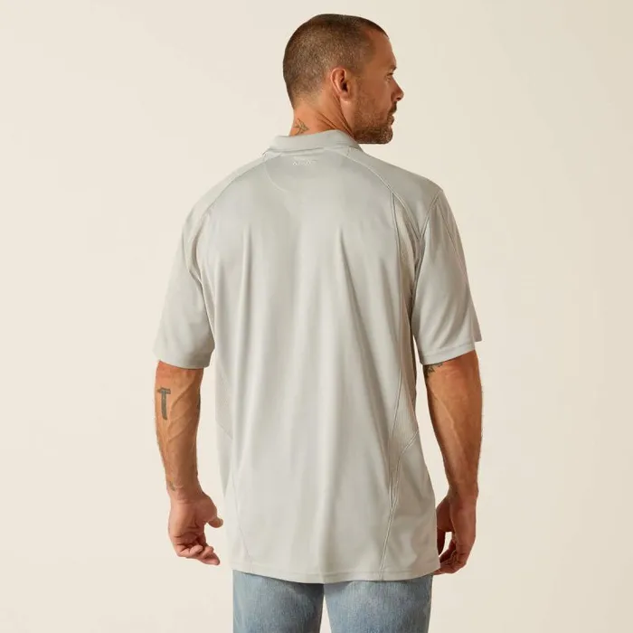 Men TShirts and Polos Ariat AC Polo Silver Lining