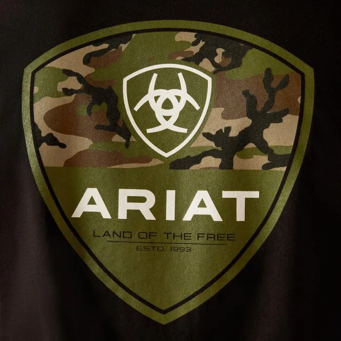 Men TShirts and Polos Ariat Ariat Camo Corps TShirt Black Men TShirts and Polos Ariat Ariat Camo Corps TShirt Black