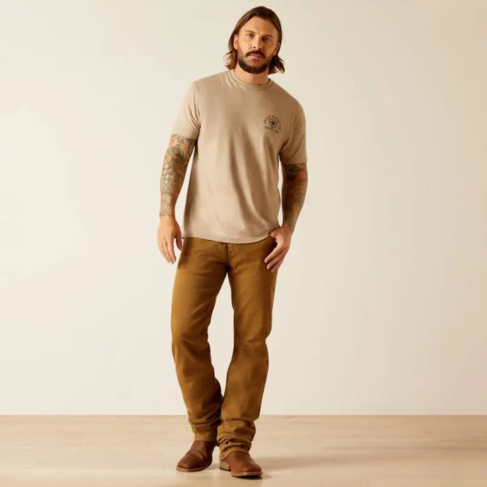 Men TShirts and Polos Ariat Ariat Flying Eagle TShirt Oatmeal Heather Men TShirts and Polos Ariat Ariat Flying Eagle TShirt Oatmeal Heather