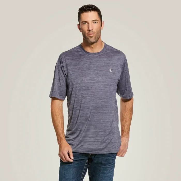 Men TShirts and Polos Ariat Charger Basic TShirt Graystone