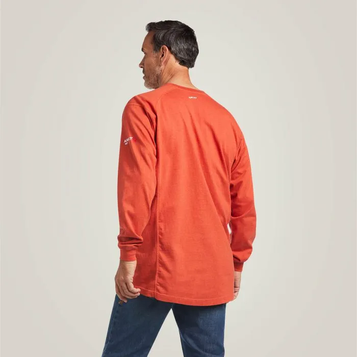 Men TShirts and Polos Ariat FR Air Crew TShirt Volcanic Heather Men TShirts and Polos Ariat FR Air Crew TShirt Volcanic Heather