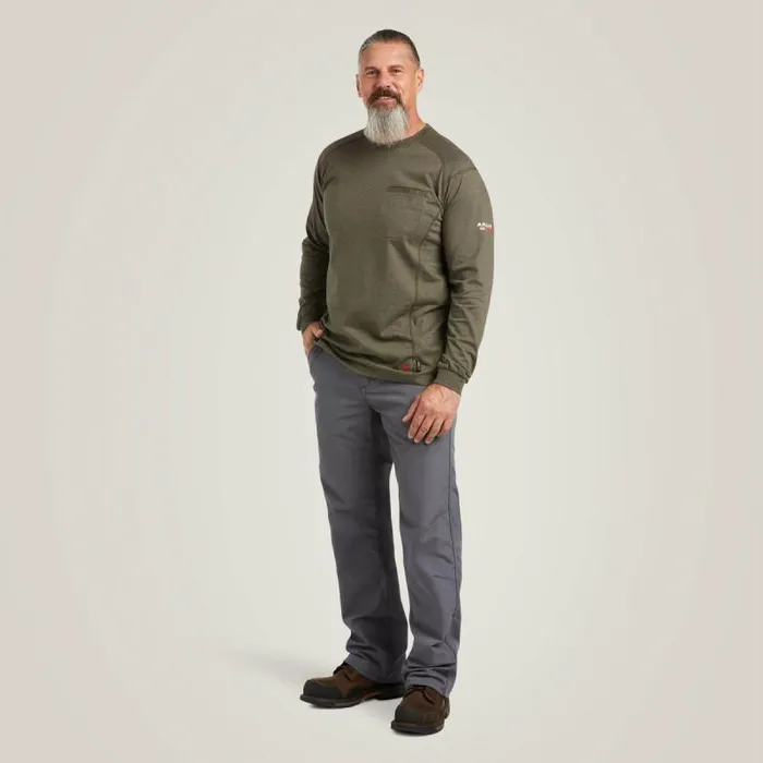Men TShirts and Polos Ariat FR Air Rig Life Graphic TShirt Sage Heather Men TShirts and Polos Ariat FR Air Rig Life Graphic TShirt Sage Heather