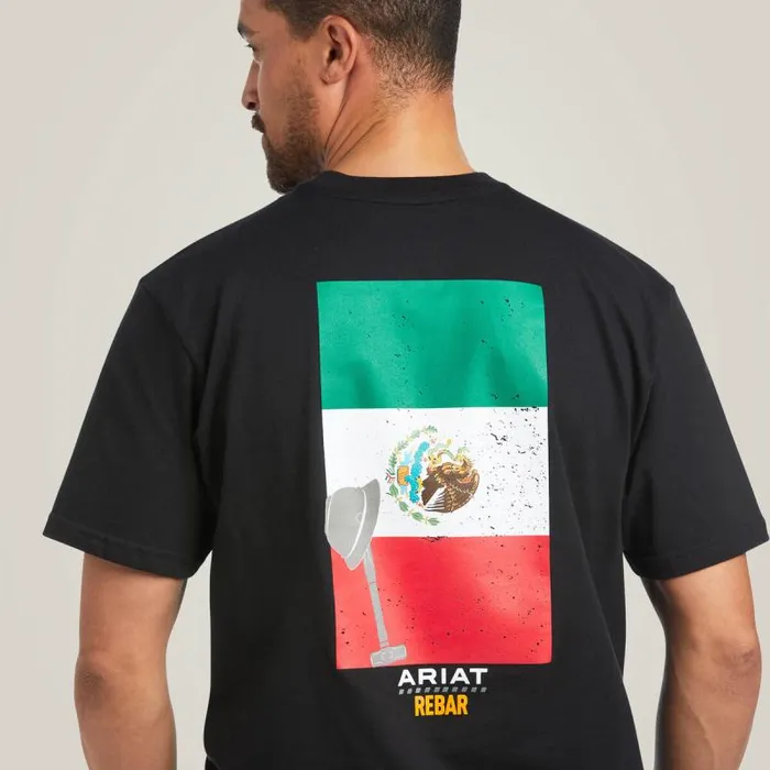 Men TShirts and Polos Ariat Rebar Cotton Strong Mexican Pride Graphic TShirt Black Men TShirts and Polos Ariat Rebar Cotton Strong Mexican Pride Graphic TShirt Black