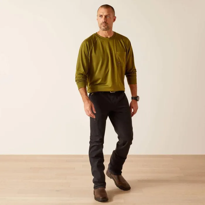 Men TShirts and Polos Ariat Rebar Heat Fighter Jolly Wrencher Lichen