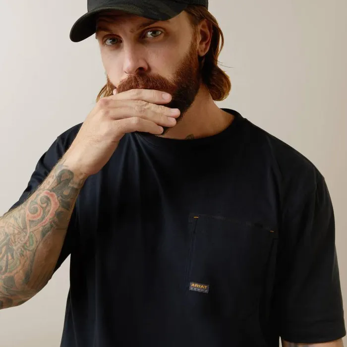 Men TShirts and Polos Ariat Rebar Workman Born For This TShirt Black Men TShirts and Polos Ariat Rebar Workman Born For This TShirt Black