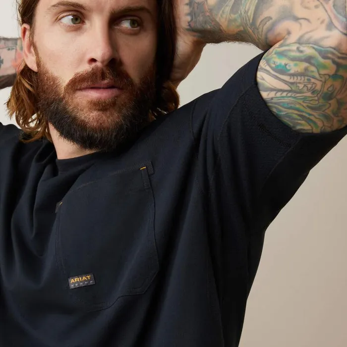 Men TShirts and Polos Ariat Rebar Workman Born For This TShirt Black Men TShirts and Polos Ariat Rebar Workman Born For This TShirt Black