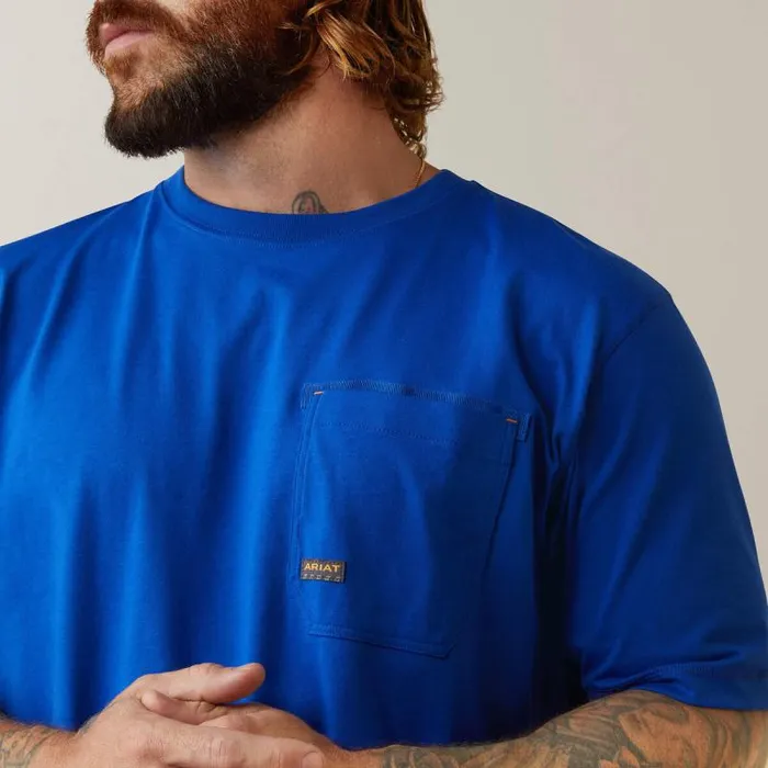 Men TShirts and Polos Ariat Rebar Workman Born For This TShirt Royal Blue Heather Men TShirts and Polos Ariat Rebar Workman Born For This TShirt Royal Blue Heather